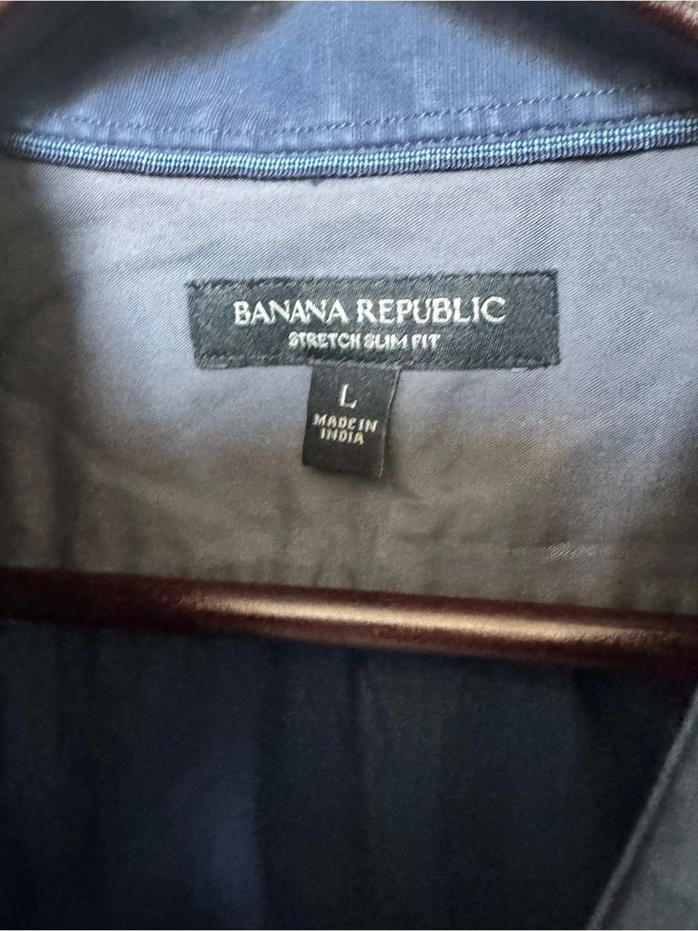 Banana Republic Men's Dark Blue Lightweight Shirt Jacket
